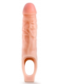 Телесная насадка на пенис 9 Inch Cock Sheath Extender - 22,2 см. - Blush Novelties - в Великом Новгороде купить с доставкой