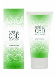 Крем-пролонгатор Natural CBD Delay Cream - 50 мл. - Shots Media BV - купить с доставкой в Великом Новгороде