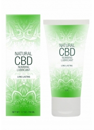 Лубрикант с пролонгирующим эффектом Natural CBD Numbing Lubricant - 50 мл. - Shots Media BV - купить с доставкой в Великом Новгороде