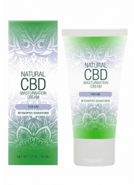 Крем для мастурбации для мужчин Natural CBD Masturbation Cream For Him - 50 мл. - Shots Media BV - купить с доставкой в Великом Новгороде