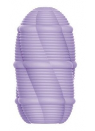 Сиреневый мастурбатор-яйцо Smooth Stripes - Baile - в Великом Новгороде купить с доставкой