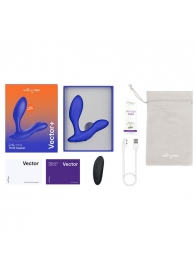 Синий анальный вибратор We-Vibe Vector+ - We-vibe - в Великом Новгороде купить с доставкой