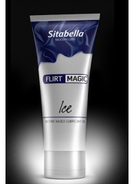 Силиконовая гель-смазка FLIRT MAGIC Ice с лёгким пролонгирующим эффектом - 75 мл. - Sitabella - купить с доставкой в Великом Новгороде