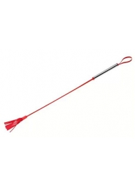 Красный латексный стек с лентами - 62 см. - Sitabella - купить с доставкой в Великом Новгороде