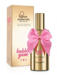 Гель с ароматом жвачки Bubblegum 2-in-1 Scented Silicone Massage And Intimate Gel - 100 мл. - Bijoux Indiscrets - купить с доставкой в Великом Новгороде