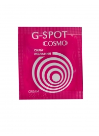 Стимулирующий интимный крем для женщин Cosmo G-spot - 2 гр. - Биоритм - купить с доставкой в Великом Новгороде