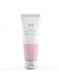 Лубрикант на водной основе Vibe Sensation с клубничным вкусом и легким вибрирующим эффектом - 50 гр. - INTT - купить с доставкой в Великом Новгороде Лубрикант на водной основе Vibe Sensation с клубничным вкусом и легким вибрирующим эффектом - 50 гр. - INTT - купить с доставкой в Великом Новгороде