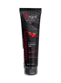 Интимный гель на водной основе Lube Tube Strawberry с клубничным вкусом - 100 мл. - ORGIE - купить с доставкой в Великом Новгороде