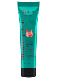 Съедобный интимный гель Orgie Lube Tube Cocktail Strawberry Mojito - 100 мл. - ORGIE - купить с доставкой в Великом Новгороде