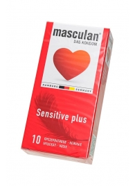 Презервативы Masculan Sensitive plus - 10 шт. - Masculan - купить с доставкой в Великом Новгороде