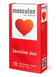 Презервативы Masculan Sensitive plus - 10 шт. - Masculan - купить с доставкой в Великом Новгороде