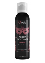 Хрустящая пенка для массажа Orgie Acqua Croccante Sakura с ароматом сакуры - 150 мл. - ORGIE - купить с доставкой в Великом Новгороде
