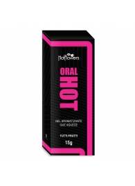 Гель для оральных ласк Oral Hot с согревающим эффектом - 15 гр. - HotFlowers - купить с доставкой в Великом Новгороде