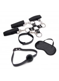 Набор для фиксации из 7 предметов Hogtie   Ball Gag Kit - Lux Fetish - купить с доставкой в Великом Новгороде