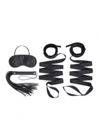 Эротический набор 4PC Bondage Bed Strap   Flogger Kit - Lux Fetish - купить с доставкой в Великом Новгороде