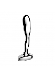 Стальной стимулятор простаты Stainless Steel Prostate Plug - 11,5 см. - b-Vibe - в Великом Новгороде купить с доставкой