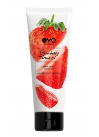 Лубрикант на водной основе OYO Aroma Gel Strawberry с ароматом клубники - 75 мл. - OYO - купить с доставкой в Великом Новгороде