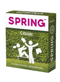 Классические презервативы SPRING CLASSIC - 3 шт. - SPRING - купить с доставкой в Великом Новгороде