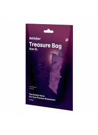 Фиолетовый мешочек для хранения игрушек Treasure Bag XL - Satisfyer - купить с доставкой в Великом Новгороде