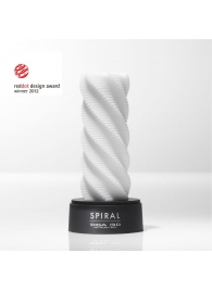 Белый 3D мастурбатор SPIRAL - Tenga - в Великом Новгороде купить с доставкой