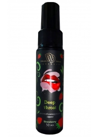 Спрей для горла Deep Throat с десенсибилизирующим эффектом и вкусом клубники - 50 мл. - БиоМед - купить с доставкой в Великом Новгороде