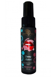 Спрей для горла Deep Throat с десенсибилизирующим эффектом и вкусом бабл-гам - 50 мл. - БиоМед - купить с доставкой в Великом Новгороде