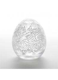 Мастурбатор-яйцо Keith Haring EGG PARTY - Tenga - в Великом Новгороде купить с доставкой