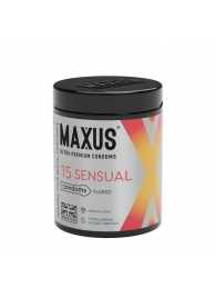 Анатомические презервативы MAXUS Sensual - 15 шт. - Maxus - купить с доставкой в Великом Новгороде