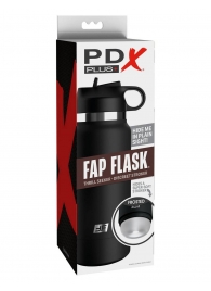 Черный мастурбатор в виде бутылки Fap Flask - Pipedream - в Великом Новгороде купить с доставкой