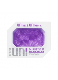 Фиолетовый мастурбатор-стимулятор Tenga Uni Amethyst - Tenga - в Великом Новгороде купить с доставкой