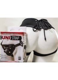 Универсальные трусики Harness UNI strap с корсетом - LOVETOY (А-Полимер) - купить с доставкой в Великом Новгороде