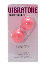 Розовые вагинальные шарики Vibratone DUO-BALLS - Seven Creations