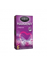 Презервативы с рёбрышками Domino Harmony - 6 шт. - Domino - купить с доставкой в Великом Новгороде