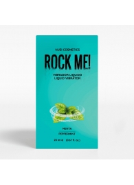 Жидкий вибратор Nuei Rock Me! с ароматом мяты - 20 мл. - Nuei cosmetics - купить с доставкой в Великом Новгороде