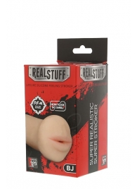 Нежный мастурбатор-ротик REALSTUFF 5INCH MASTURBATOR BJ - Dream Toys - в Великом Новгороде купить с доставкой