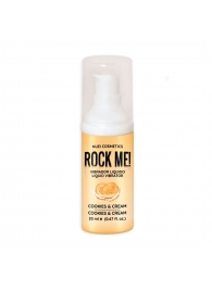 Жидкий вибратор Nuei Rock Me! с ароматом печенья и сливок - 20 мл. - Nuei cosmetics - купить с доставкой в Великом Новгороде