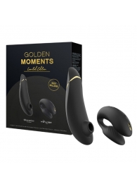 Набор для пар Golden Moments: Womanizer Premium 2 и We-Vibe Chorus - Womanizer купить в Великом Новгороде с доставкой в Orgasmix.ru Набор для пар Golden Moments: Womanizer Premium 2 и We-Vibe Chorus - Womanizer