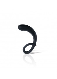 Черный массажер простаты Curving Curt - 13 см. - MyStim - купить с доставкой в Великом Новгороде