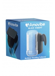 Инновационный робот-мастурбатор Black Knight с функцией пенетрации - Amovibe - в Великом Новгороде купить с доставкой