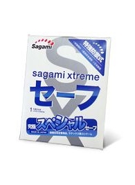 Презерватив Sagami Xtreme Ultrasafe с двойным количеством смазки - 1 шт. - Sagami - купить с доставкой в Великом Новгороде