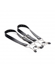 Ремни с зажимами для половых губ Spread Labia Spreader Straps with Clamps - XR Brands - купить с доставкой в Великом Новгороде