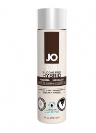 Водно-масляный лубрикант с охлаждающим эффектом JO Silicon free Hybrid Lubricant COOLING - 120 мл. - System JO - купить с доставкой в Великом Новгороде