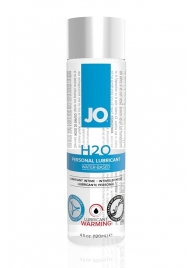 Возбуждающий лубрикант на водной основе JO Personal Lubricant H2O Warming - 120 мл. - System JO - купить с доставкой в Великом Новгороде