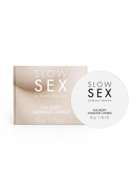 Массажная свеча для всего тела Slow Sex - 50 гр. - Bijoux Indiscrets - купить с доставкой в Великом Новгороде