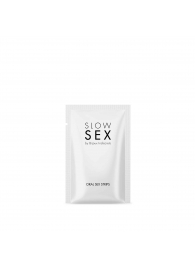 Полоски для орального секса Slow Sex Oral Sex Strips - 7 шт. - Bijoux Indiscrets - купить с доставкой в Великом Новгороде