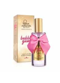 Разогревающее массажное масло Light My Fire Bubble Gum с ароматом бабл-гам - 100 мл. - Bijoux Indiscrets - купить с доставкой в Великом Новгороде