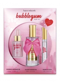 Набор средств для массажа и ласк Bubblegum Play Kit - Bijoux Indiscrets - купить с доставкой в Великом Новгороде