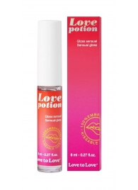 Возбуждающий блеск для губ Love Potion - 8 мл. - Love to Love - купить с доставкой в Великом Новгороде