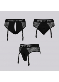 Трусики для фиксации насадок Strap-on-me Harness Lingerie Diva XS - Strap-on-me - купить с доставкой в Великом Новгороде