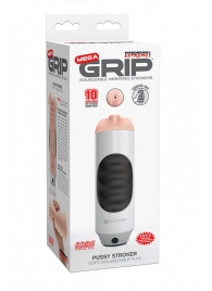 Мастурбатор-вагина Extreme Toyz Mega Grip Vibrating Stroker Mouth - Pipedream - в Великом Новгороде купить с доставкой